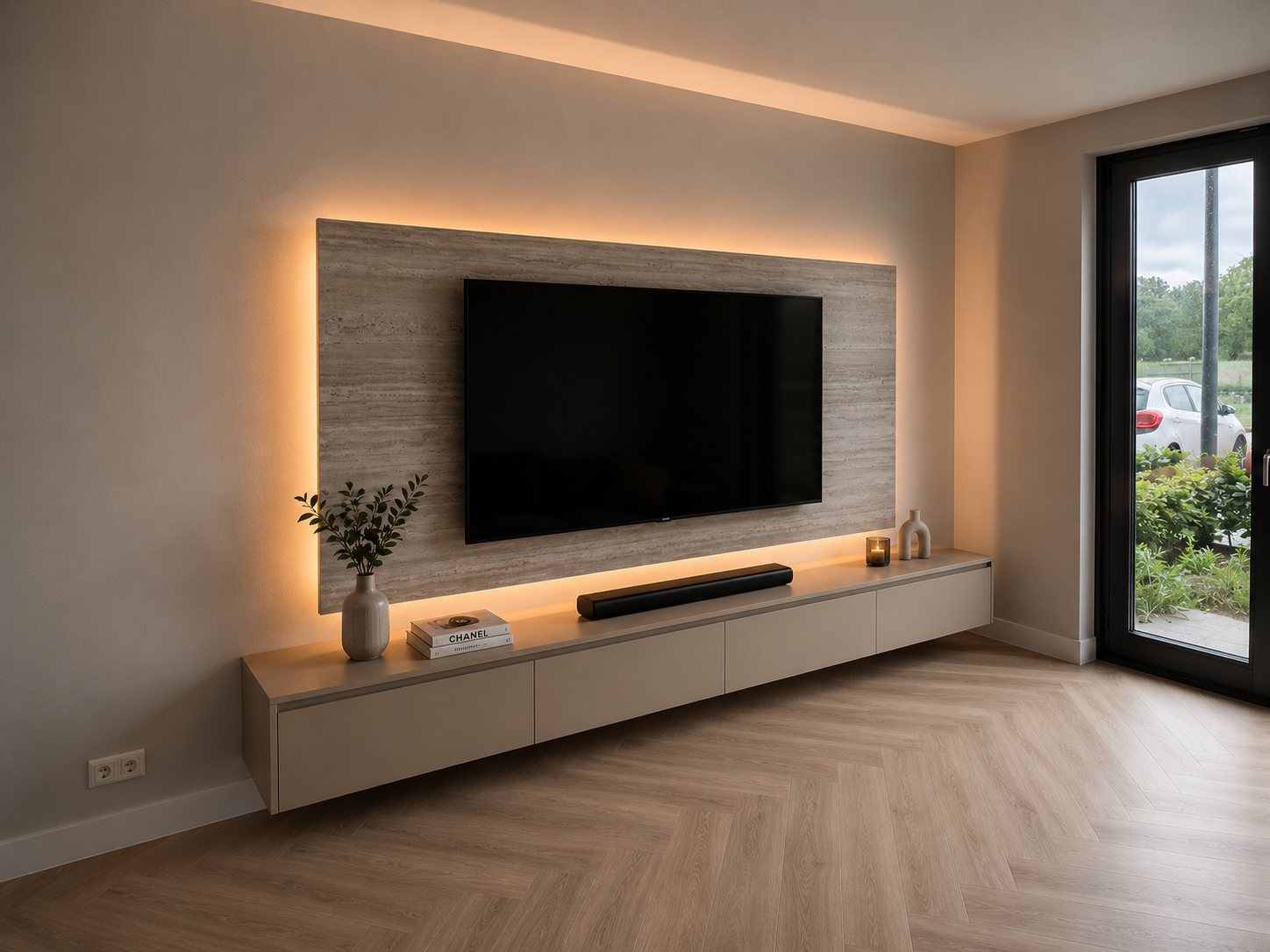 Melamine TV-panelen